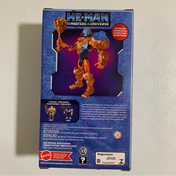 HE-MAN and The Masters of the Universe: Man-At-Arms Action Figure-NIB - Picture 6 of 8